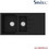 Sanitec Ultra Granite 802 Επικαθήμενος Νεροχύτης Γρανίτη Αντιστρεφόμενος Ματ Nero 100x50cm