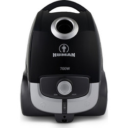 Human HU628 Black Ηλεκτρική Σκούπα 700W με Σακούλα 4lt