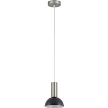 Home Lighting Κρεμαστό Φωτιστικό Οροφής Μονόφωτο E27 Μαύρο SE21-NM-4-MS3 77-8463