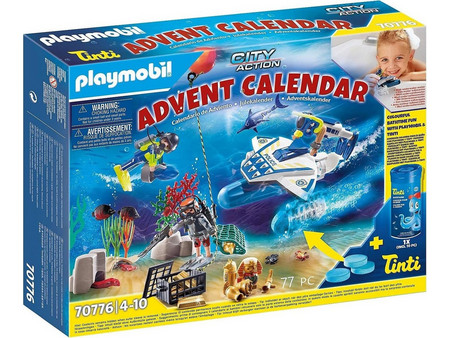 Playmobil City Action Advent Calendar Στην Μπανιέρα με Αστυνόμους για 4-10 Ετών 70776