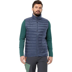Jack Wolfskin Pilvi Down Αμάνικο Ανδρικό Μπουφάν Puffer Μπλε 1207711-1292
