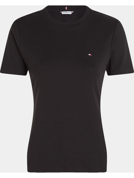 TOMMY HILFIGER NEW SLIM CODY C-NK SS WW0WW40587-BDS Black
