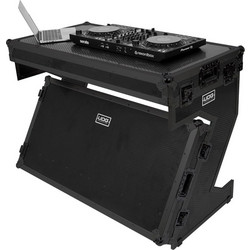 UDG Ultimate Flight Case Portable Z-Style DJ Table Black Plus (Wheels) U91072BL