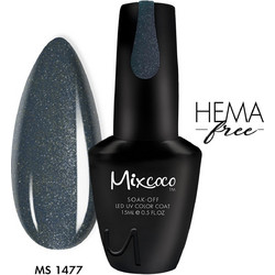 Mixcoco MS-1477 Glitter Ημιμόνιμο Βερνίκι Νυχιών 15ml