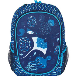 Herlitz Rookie Deep Ocean Σχολική Τσάντα Πλάτης Δημοτικού Μπλε 50043903