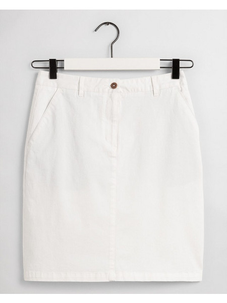 Gant 3GW4400047 Υφασμάτινη Μίνι Φούστα White