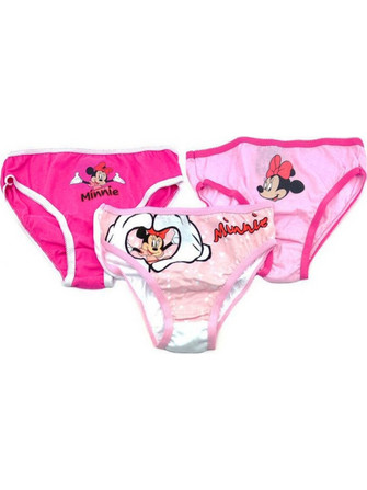 Παιδικό Σετ 3 Εσώρουχα Minnie Mouse Για Κορίτσι