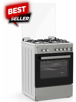 Thermogatz TGS 6021 IX Κουζίνα Αερίου 49lt με Εστίες Αερίου 60cm
