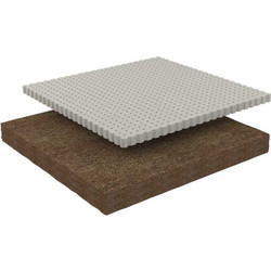 Dunlopillo Low Ivory Natural Talalay Ανατομικό Στρώμα Latex & Κοκοφοίνικα Κούνιας 65x130cm