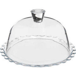 Τουρτιέρα Με Καπάκι 07.196399 26cm Clear Γυαλί