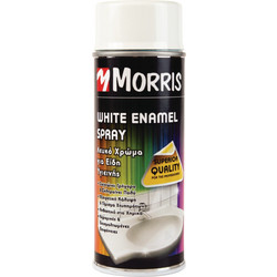 Benman White Enamel Σπρέι Βαφής Λευκό Gloss 400ml