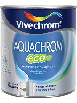 Vivechrom Aquachrom Eco Ριπολίνη Νερού Ξύλου Λευκό Gloss 2.5lt