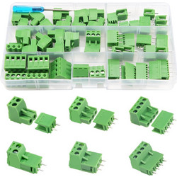 YIXISI PCB Mount Screw Terminal Block Pluggable, 5.08 mm 2 Pin / 3 Pin / 4 Pin (25 Pairs)