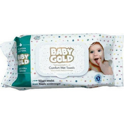 Silky Comfort Baby Gold Μωρομάντηλα με Aloe Vera 72τμχ