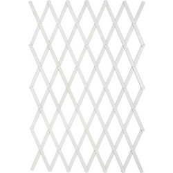 Πλαστική Πέργκολα Κήπου Λευκή 45x180cm