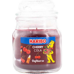Κερί αρωματικό σε γυάλινο δοχείο - Haribo Cherry Cola 85 γραμ