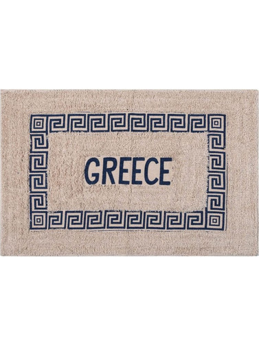 Πατάκι μαίανδρος Greece (50cm x 80cm) μπλέ Silk Fashion