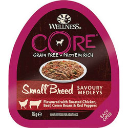 Wellness Core Savoury Medleys Roasted Chicken, Beef, Green Beans & Red Peppers 85gr