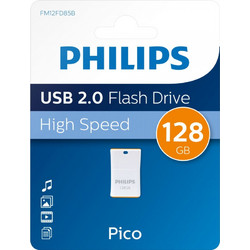 Philips Pico 128GB USB Stick 2.0 με USB-A