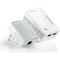 TP-Link TL-WPA4220KIT Powerline Διπλό Kit για Ασύρματη Σύνδεση WiFi 4 με 2 Θύρες Ethernet