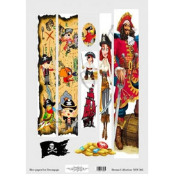 ART HOBBY Χαρτί Decoupage Λαμπάδας A3 NCF-565