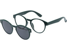 APEL Visual Care 3013 Green +2.50 Γυαλιά Πρεσβυωπίας Πράσινο Χρώμα με Μαγνητικό Clip On Ηλίου & Θήκη, 1 τεμάχιο
