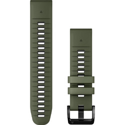 Garmin QuickFit 22mm Λουράκι Σιλικόνης Moss / Graphite (Approach / Epix / Fenix / Instinct / Marq / Quatix)