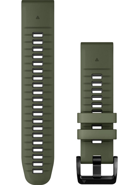 Garmin QuickFit 22mm Λουράκι Σιλικόνης Moss / Graphite (Approach / Epix / Fenix / Instinct / Marq / Quatix)