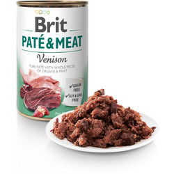 Brit Pate & Meat Adult Grain Free with Venison 800gr