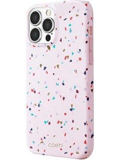 Uniq Coehl Terrazzo Back Cover Blush Pink (iPhone 13 Pro Max)