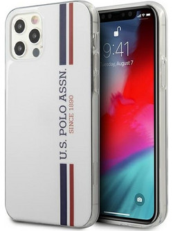 U.S. Polo Assn. Tricolor Collection Θήκη iPhone 12 / 12 Pro White USHCP12MPCUSSWH