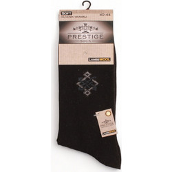 Κάλτσα ανδρική θερμική Prestige Lambs Wool Rombus PR4044-Μαύρο