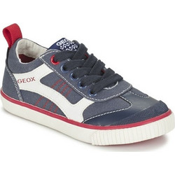 Geox Kiwi Παιδικά Sneakers Ανθρακί J72A7J01054C0735