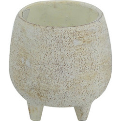 Artekko Cement Κασπώ Λευκό 15.5x15.5x16cm 460297
