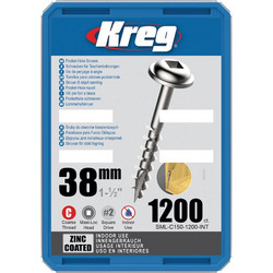 Kreg SML-C150-1200 Βίδες 38mm χοντρό σπείρωμα 1200τεμ