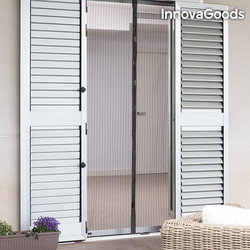 InnovaGoods V0100738 Αυτοκόλλητη Μαγνητική Σίτα Πόρτας Πολυεστέρα 100x210cm