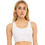 BE:NATION Essentials Athletic Bra Αθλητικό Μπουστάκι με Μέτρια Στήριξη Λευκό 04112308-02