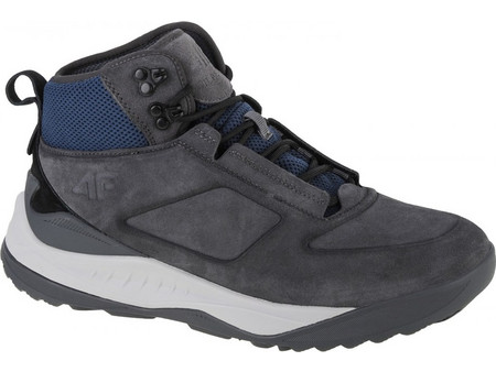 4F Ανδρικά Μποτάκια Suede Γκρι 4FAW22FWINM010-22S