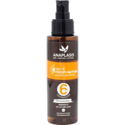 Anaplasis Λάδι Μαυρίσματος Σώματος SPF6 100ml