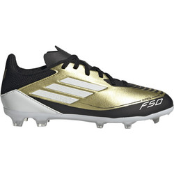Adidas F50 League FG/MG IF6919 Παιδικά Ποδοσφαιρικά Παπούτσια με Τάπες Μαύρα Χρυσά
