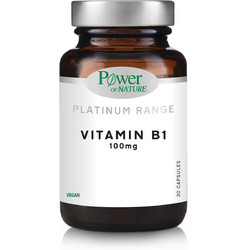 Power Health Platinum Range Vitamin B1 100mg 30 Κάψουλες