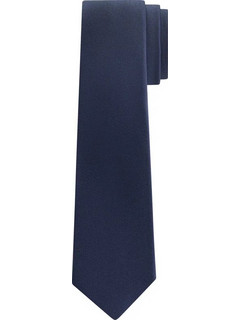 CALVIN KLEIN TONAL STRUCTURE SILK TIE 6.4 ΜΠΛΕ ΣΚΟΥΡΟ