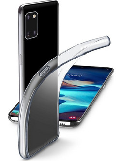 Cellular Line Fine Back Cover Silicone for Samsung Α91 transparent