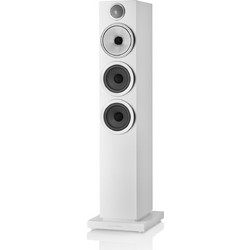 Bowers & Wilkins 704 S3 Ζεύγος Ηχείων Hi-Fi Δαπέδου 150W 3 Δρόμων White