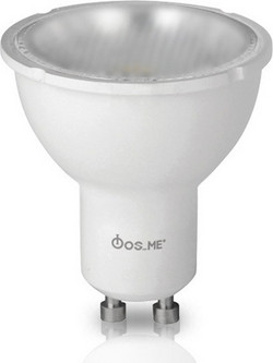 FOS_ME ΛΑΜΠΑ LED 7W PAR16 GU10 550 LUMENS ΘΕΡΜΟ ΦΩΣ ΛΕΥΚΟ 2800Κ 44-052039