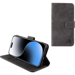 LIME ΘΗΚΗ IPHONE 15 PRO MAX 6.7" ESSENTIAL MAGNET BOOK STAND CLIP GREY LIME SUCCESSORIES