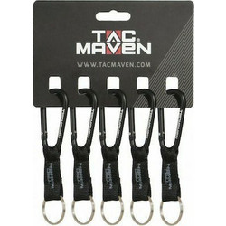 Pentagon Tac Maven Κρίκος Καραμπίνερ 5mm 1τμχ Μαύρος