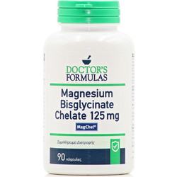 Doctor's Formulas Magnesium Bisglycinate Chelate 125mg 90 Κάψουλες
