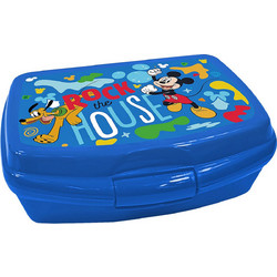 Creative Concepts Mickey Rock The House Πλαστικό Παιδικό Δοχείο Φαγητού Μπλε 600ml