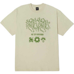 Huf Ανδρική κοντομάνικη μπλούζα Movement Tee TS02300-STONE
